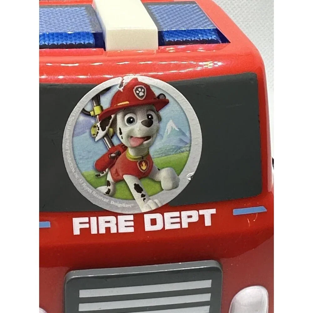 Manley‎ Red Plastic Fire Dept Fire Truck 2009 Lights And Sound Works
